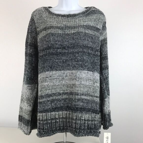 Style & Co. Plus Size Striped Chenille Sweater women’s size 1X - Picture 2 of 4